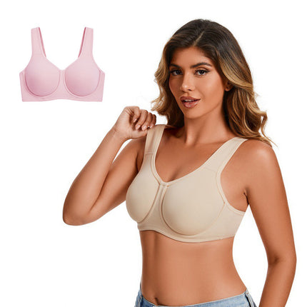 European and American Cross-Border Sports Bra for Women, Sweat-Absorbent, Push-Up, Running, Fitness, Plus-Size Bra, Quick-Drying Yoga Tank Top
