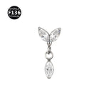 Teeth m0.9 / Marquise pendant (head only)