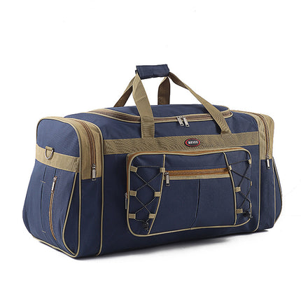 Large-Capacity Clothing Bag, Men's Luggage Bag, Checked Folding Moving Bag, Storage Bag, Large Travel Bag, Extra Large Luggage Bag