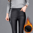 Elastic waist thin fleece / S
