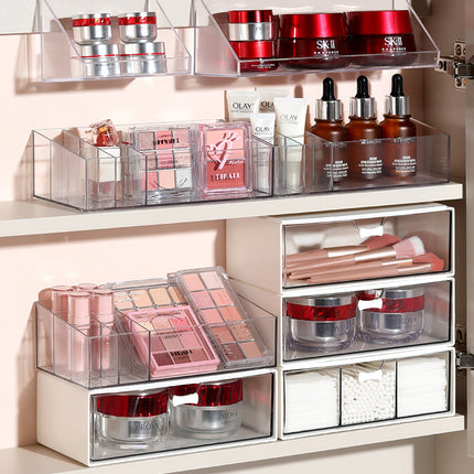 Mirror Cabinet Storage Box Drawer Cosmetic Mask Lipstick Storage Rack Desktop Toilet Bathroom Washstand Fit Box