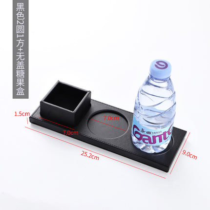 High-End Leather Hotel A4 Writing Board with Magnetic Buckle, Leather Coaster, Folder, Signing Document Board, Can Be Printed with Logo