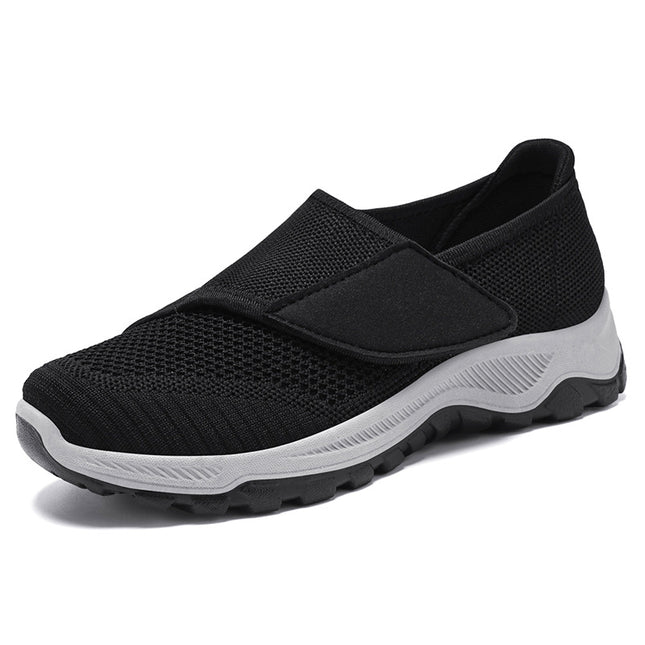Walking Shoes for Women, Soft Soles, Comfortable and Not Tiring for Feet, Mother's Shoes, Mesh Breathable and Not Stuffy for Middle-Aged and Elderly Velcro Rehabilitation Shoes
