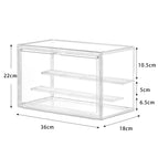 【36*18*22】two partitions in the figure box / 27*18*22
