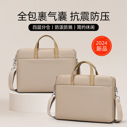 Computer bag version of anti-fall airbag laptop bag shoulder portable 14 inch bag 16 inch slung laptop bag