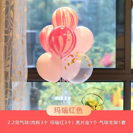 Table floating balloon decoration suit desktop decoration business Super activity birthday party banquet decoration engagement gift balloon