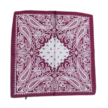Simulated Silk Printed Silk Scarf for Women, Korean Cashew Leopard Print Headscarf, Four-Season Scarf, Professional Scarf Wholesale