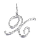 Silver Single Letter X