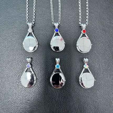 Animation surrounding H2O red sand seal shell necklace girl mermaid shell can open and close necklace women's pendant