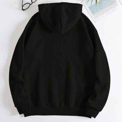Fashion Joker Hoodie College Style Alphabet Print