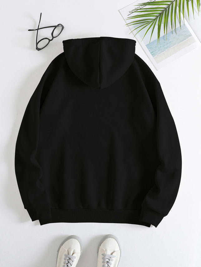 Fashion Joker Hoodie College Style Alphabet Print