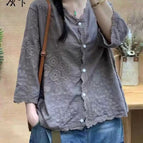 Dark gray / Bust size124 length 63free size can be worn 72.5kg