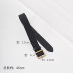 2.5cm wide black extension with 45cm (small size special)