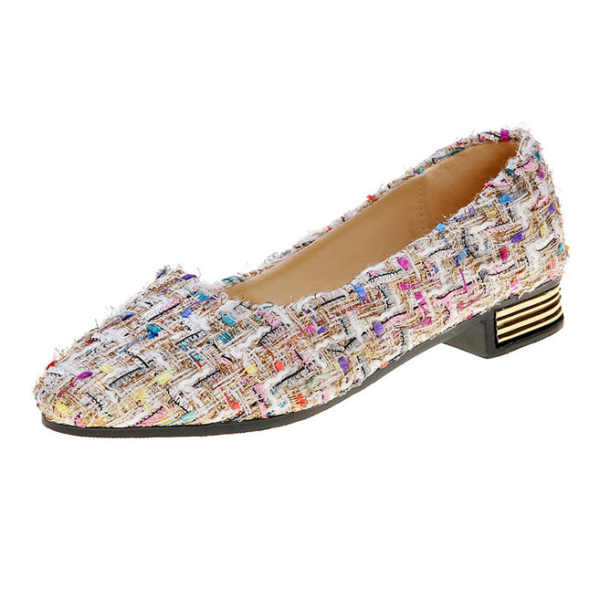 Foreign trade women's shoes, big yards single shoes 35-42