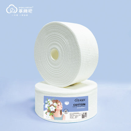 Enjoy Cotton Bar Large Roll Facial Cleansing Towel Beauty Salon Disposable Facial Cleansing Towel Thickeneded Non-Shedding Makeup Remover Cleansing Towel