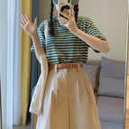 Jacket + Pants Set [Summer/Small Height/Sweet Milk Lovely/Gentle Wear/Slight Fat Wear/Popular this Year]] / M