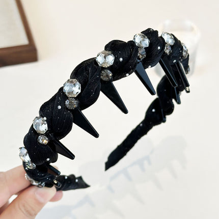 High Crown Toothed Headband for Women, 2024 New Versatile Elegant Simple Korean Hairpin Headband Accessory