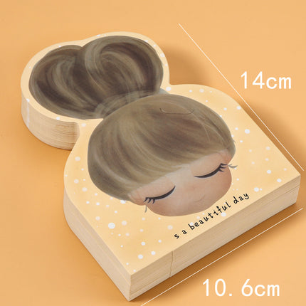 Cute Girl Children's Hair Accessories Card Ball Hair Clip Large Intestine Hair Ring Display Packaging Card DIY Packaging Accessories