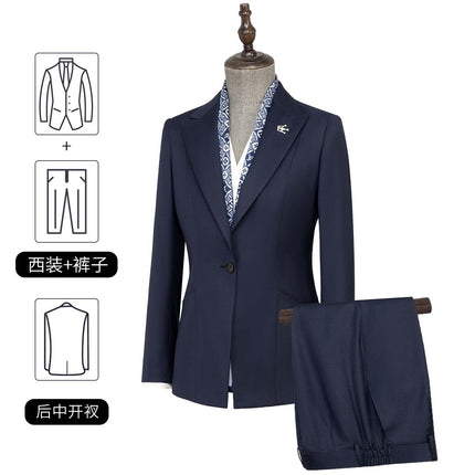 Wool Suit Machine Washable Women's Suit Business Women Commuter Small Suit Jacket New Professional Dress Work Clothes