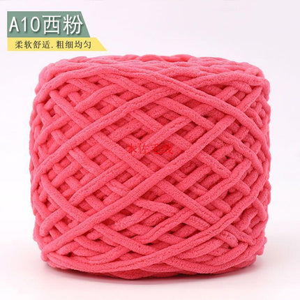 0.19kg Ice Strip Hook Shoe Line Single Strand Small Ice Strip Thick Wool Ball Slippers Scarf Cushion Wholesale Factory Direct Sale