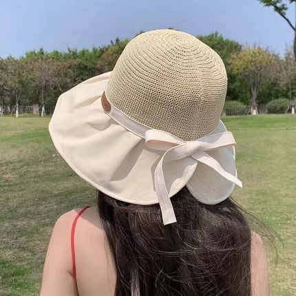Sun Protection Hat for Women with Large Brim, Uv Protection, 2026 New Model, Summer Sunshade, Windproof, Face-Covering, Face-Slimming Sun Hat