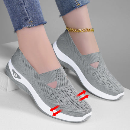 Shoes Women's Cross-border plus size Women's Shoes Soft Sole Not Tired Feet Slip-on Mother Shoes Mesh Breathable Old Beijing Cloth Shoes