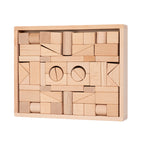 D53--58 beech wood original color building blocks 1.68