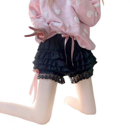 Cross-Border Pumpkin Pants Lolita Cake Skirt Puffy Skirt Anti-Exposure Safety Shorts Jk Lace Pure Cotton Inner Shorts