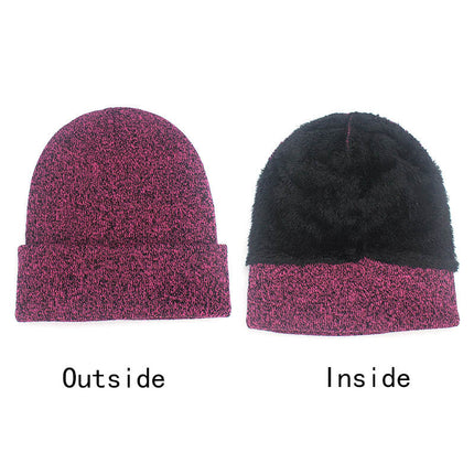 Foreign trade cross-border autumn and winter fleece-lined three-piece AliExpress Amazon warm suit winter hat scarf touch screen gloves