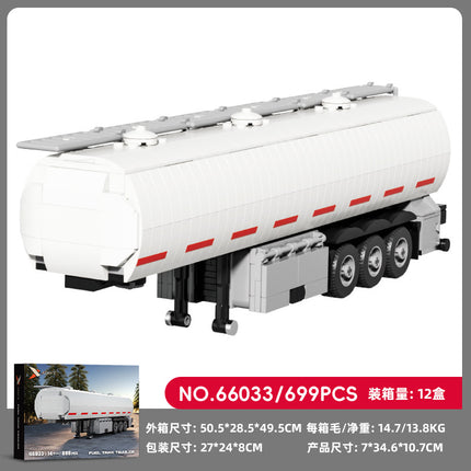 Cross-border engineering series truck city bus transport vehicle combined with small particle building blocks children's educational enlightenment toys