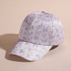 Y07 colorful butterfly white powder / Cap circumference 54cm recommendation 3-10