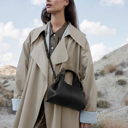 Cross-Border Popular European and American Niche Bag Polene Cloud Dumpling Bag Women's Shoulder Bag Crossbody Commuter Handbag