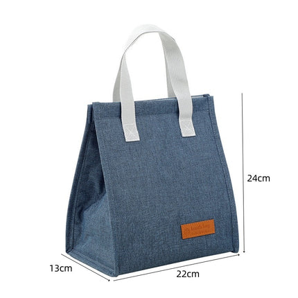 Student Lunch Box Bag, Insulated Lunch Bag, Handbag, Waterproof and Oil-Proof Meal Bag for School, Thickened Aluminum Foil Bag