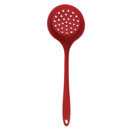 In-Stock Two-Color Silicone Kitchen Utensils, Kitchen Supplies That Won'T Damage Pots, Easy to Clean, Strainer, Soup Spoon, Spatula Set, Non-Stick Pan