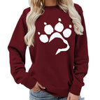 Burgundy (white font) / S