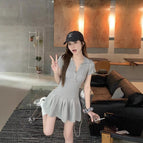 Gray dress / S