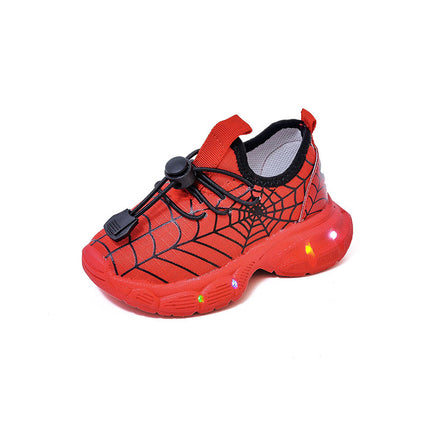 2025 Spring and Autumn New Children's sneaker LED Luminous Shoes 1-6 Years Old Boys' Comfortable Soft Sole Slip-on Running Shoes