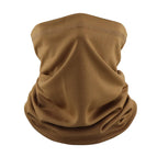 Deep khaki (bird's eye neck gaiter) / One size fits all