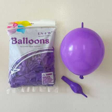Tail Ball 2.4g 10inch Multi-Color Festival Wedding Birthday Celebration Atmosphere Decoration Needle Tail Balloon Latex Matte