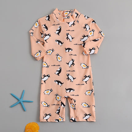 Children's Swimsuit, Boy's One-Piece, Cute Baby Swimsuit for Small and Medium-Sized Children, Women's Sun Protection Quick-Drying Cross-Border Swimsuit Amazon