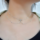 White k necklace