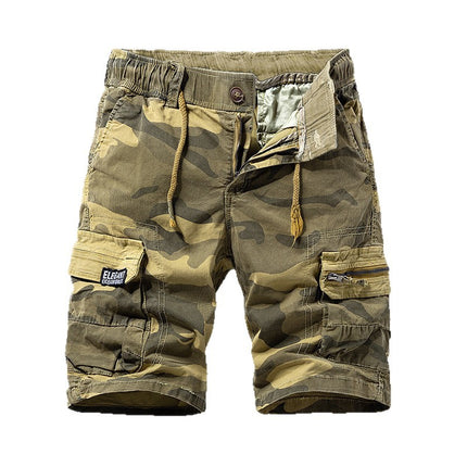 Men's Summer New Camouflage American Street Outdoor Tooling Shorts Stretch Cross-border for Amazon 9383