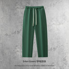 Straight pants-eden green / S