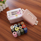 Double layer 12-color large size thread (random color matching)