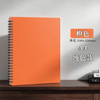 solid color orange / 30 pages (can fit 60 sheets of paper)