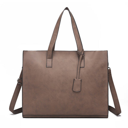 Men's bag 2022 new men's briefcase business handbag fashion vintage printing office computer bag wholesale