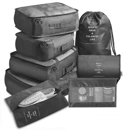 Travel Twill Storage Bag, Seven-Piece Set, Eight-Piece Set, Nine-Piece Set, Clothing Sorting Bag, Travel Storage Bag