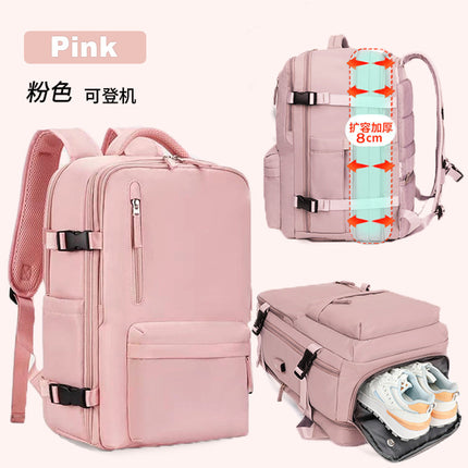Travel Backpack Men's Backpack Expandable 2024 New Business Travel Large Capacity Computer School Bag Women