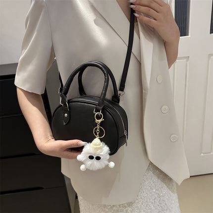 South Korea's 2025 New Niche Satchel Small Square Bag for Women, Exquisite and Versatile Diagonal Bowling Bag Boston Pillow Bag
