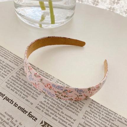 Internet Red Square Explosions Contrast Braid Head Band Wide Edge Non-Slip High-Level Hair Band 2023 New Style Hair Card for Women